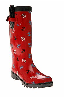 Urban Outfitters red rainboots