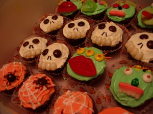 Halloween cupcakes