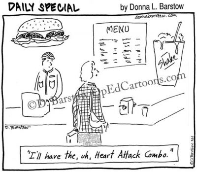 heart attack from fast food