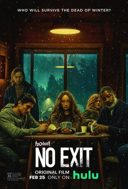 Hulu movie poster of No Exit by Taylor Adams