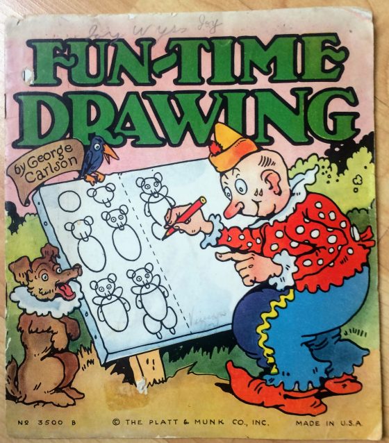 vintage coloring book